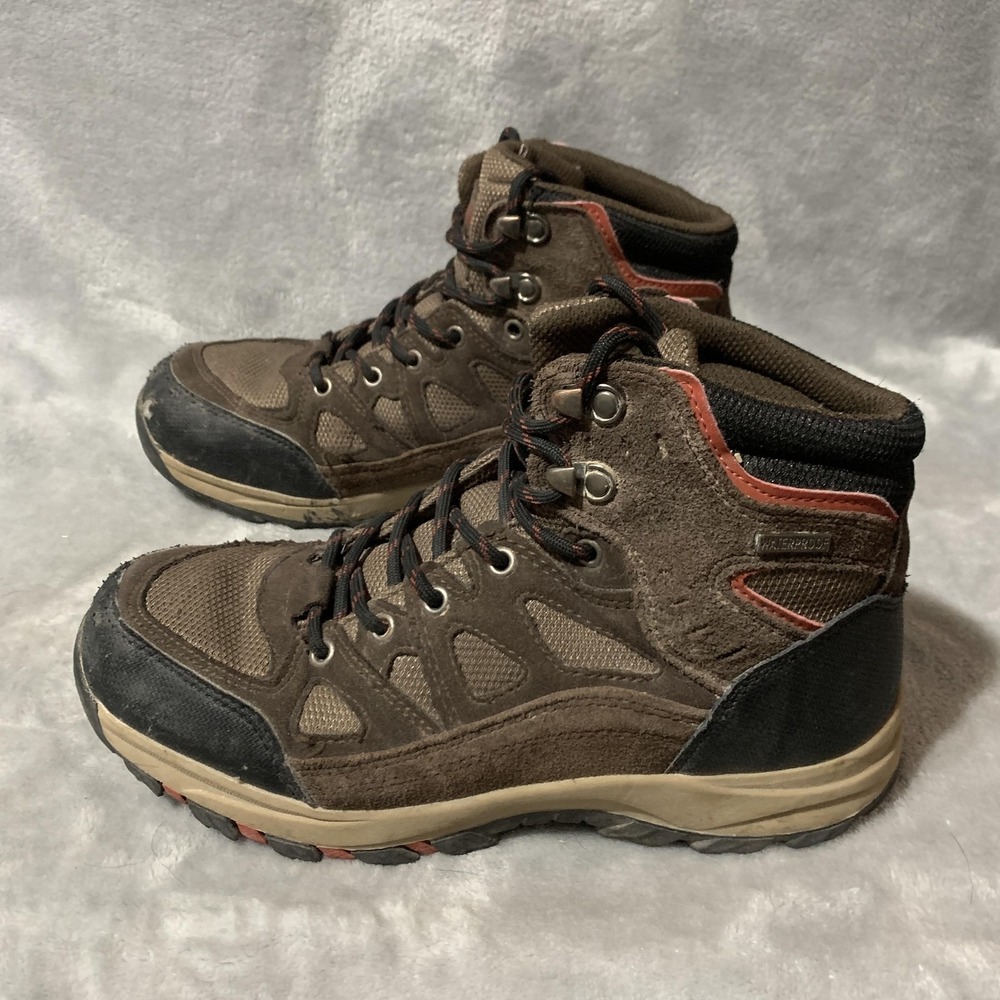 Denali Waterproof Hiking Boots Mens Size 6 Brown Trail Mid‎ Outdoor A16U121A-1